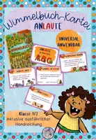 Vorschau - Aufgabenkarten - Kartei Wimmelbuch Anlaute Klasse 1/2 Buchstabeneinführung - Deckblatt