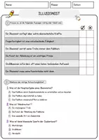 Vorschau - Arbeitsblätter - llusionist Beruf Arbeitsblätter mit Fragen + Lösungen Deutsch DaZ AB - Seite 2