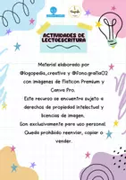 Vista previa - Hojas de trabajo - 20 actividades de lectoescritura - página 2
