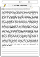 Vorschau - Arbeitsblätter - Kälteanlagenbauer Beruf Arbeitsblätter mit Fragen + Lösungen Deutsch DaZ AB - Seite 1