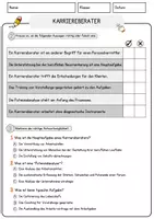 Vorschau - Arbeitsblätter - Karriereberater Beruf Arbeitsblätter mit Fragen + Lösungen Deutsch DaZ AB - Seite 2