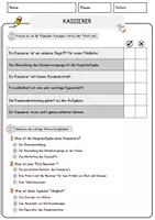 Vorschau - Arbeitsblätter - Kassierer Beruf Arbeitsblätter mit Fragen + Lösungen Deutsch DaZ AB - Seite 2