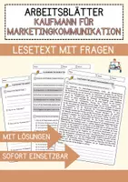 Vorschau - Arbeitsblätter - Berufe: Aufgaben-Komplettpaket mit Leseverständnis und Multiple Choice - Deckblatt