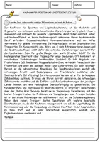 Vorschau - Arbeitsblätter - Kaufmann für Spedition und Logistikdienstleistung Beruf Arbeitsblätter mit Fragen + Lösungen Deutsch DaZ AB - Seite 1