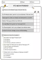Vorschau - Arbeitsblätter - Kfz-Mechatroniker Beruf Arbeitsblätter mit Fragen + Lösungen Deutsch DaZ AB - Seite 2