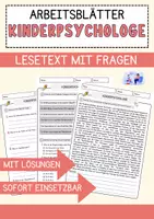 Vorschau - Arbeitsblätter - Lesematerial Berufe: Arbeitsblätter mit Fragenmix für alle Klassen (5-9) - Seite 1