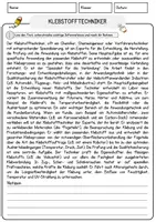 Vorschau - Arbeitsblätter - Klebstofftechniker Beruf Arbeitsblätter mit Fragen + Lösungen Deutsch DaZ AB - Seite 1