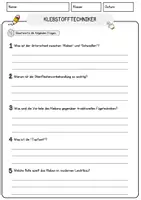 Vorschau - Arbeitsblätter - Klebstofftechniker Beruf Arbeitsblätter mit Fragen + Lösungen Deutsch DaZ AB - Seite 3