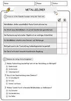 Vorschau - Arbeitsblätter - Metallbildner Beruf Arbeitsblätter mit Fragen + Lösungen Deutsch DaZ AB - Seite 2