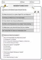 Vorschau - Moderationscoach Beruf Arbeitsblätter mit Fragen + Lösungen Deutsch DaZ AB - Seite 2