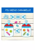 anteprima - Flashcard - 🍬 Gioco didattico: Maggiore, Minore o Uguale - Pagina di copertina