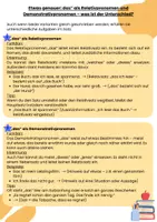 Vorschau - Arbeitsblätter - dass_das Erklärungen, Übungen und Spezialaufgaben - Seite 1