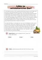 Vorschau - Arbeitsblätter - Leben im mittelalterlichen Dorf (Dreifelderwirtschaft) - Seite 2