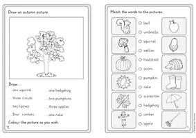 Vorschau - Arbeitsblätter - Autumn Booklet – Englisch Arbeitsblätter Herbst Klasse 4/5 - Seite 3