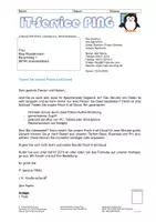Vorschau - Arbeitsblätter - Der Geschäftsbrief - WiK 9. Klasse - Seite 1