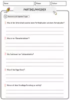 Vorschau - Arbeitsblätter - Partikelphysiker Beruf Arbeitsblätter mit Fragen + Lösungen Deutsch DaZ AB - Seite 3