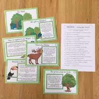 Vorschau - Bildkarten - Der Wald - Informationskartei - Seite 1