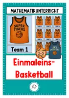 Vorschau - Spiele - Einmaleinsbasketball. Spiel für die ganze Klasse - Deckblatt