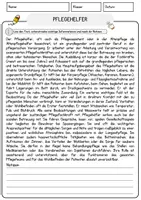 Vorschau - Arbeitsblätter - Pflegehelfer Beruf Arbeitsblätter mit Fragen + Lösungen Deutsch DaZ AB - Seite 1