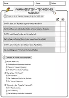 Vorschau - Arbeitsblätter - Pharmazeutisch-technischer Assistent Beruf Arbeitsblätter mit Fragen + Lösungen Deutsch DaZ AB - Seite 2