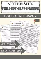Vorschau - Arbeitsblätter - Unterrichtsmaterial Berufe: Lesetexte, Quizfragen und Reflexionsaufgaben - Seite 1