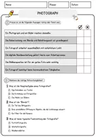 Vorschau - Arbeitsblätter - Photograph Beruf Arbeitsblätter mit Fragen + Lösungen Deutsch DaZ AB - Seite 2