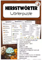 Vorschau - Mal- und Bastelvorlagen - Wachsendes Materialpaket Herbst Grundschule Sek I DaZ - Seite 1
