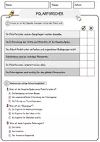 Vorschau - Arbeitsblätter - Polarforscher Beruf Arbeitsblätter mit Fragen + Lösungen Deutsch DaZ AB - Seite 2