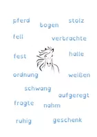 Vorschau - Arbeitsblätter - Wortartengeschichte Pferde - Seite 1