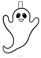 Vorschau - Arbeitsblätter - Lustige Kooperative Grusel Girlande für Halloween - Basteln & Malen im Herbst - Seite 1