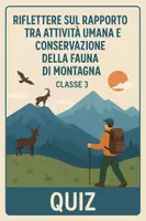 anteprima - Quiz - Quiz: rapporto attività umana e fauna montana - Pagina di copertina