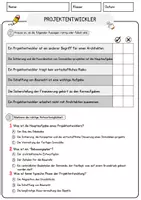 Vorschau - Arbeitsblätter - Projektentwickler Beruf Arbeitsblätter mit Fragen + Lösungen Deutsch DaZ AB - Seite 2