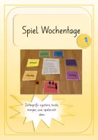 Vorschau - Arbeitsblätter - Materialpaket Jahreszeiten, Monate, Wochentage (Kalender) - Seite 1
