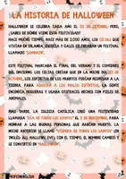 anteprima - Compiti in classe/Test - La storia di Halloween. Primaria. Spagnolo. - Pagina 1