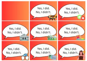 Vorschau - Spiele - Stop and Swap Cards - Simple Past Summer Holidays - Seite 1