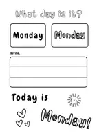 Προεπισκόπηση - Φύλλα εργασίας - What day is it? - Free printable activity - Σελίδα 1