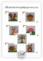 Voorbeeld - Maak de herfstfiguren na! - Voorblad