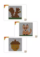 Voorbeeld - Maak de herfstfiguren na! - Pagina 1