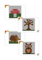 Voorbeeld - Maak de herfstfiguren na! - Pagina 2