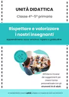 anteprima - Materiale di supporto/inclusione - Unità Didattica: Rispettare e valorizzare i nostri insegnanti - Pagina di copertina
