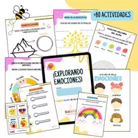 Vista previa - Fichas informativas / Documentos de lectura - Libro de Actividades de EDUCACIÓN EMOCIONAL 😍 - Portada