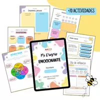 Vista previa - Hojas de trabajo - Actividades de INTELIGENCIA EMOCIONAL para Adolescentes - Portada