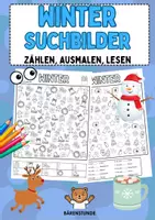 Vorschau - Mal- und Bastelvorlagen - Suchbilder - Zählen, Ausmalen, Lesen (Ab Klasse 1/DaZ) (Materialpaket) - Seite 1
