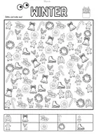 Vorschau - Mal- und Bastelvorlagen - Suchbilder - Zählen, Ausmalen, Lesen (Ab Klasse 1/DaZ) (Materialpaket) - Seite 2