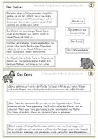 Vorschau - Stationenlernen - Kartei Überschrift & Sinnabschnitte - Lesetraining - Seite 2