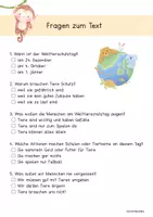 Vorschau - Arbeitsblätter - Welttierschutztag - Seite 3