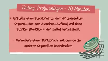 Vorschau - Stundenentwürfe - Zellorganellen Speed-Dating *Nur die Liebe zellt* - Seite 3