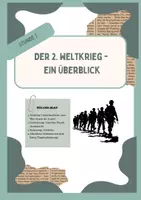 Vorschau - Stundenentwürfe - Zweiter Weltkrieg - ein Überblick - Deckblatt