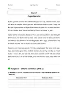 Vorschau - Arbeitsblätter - Arbeitsmaterial Deutsch: Jugendsprache – Analyse, Sprachuntersuchung & Transferaufgaben - Seite 1
