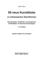 Vorschau - Arbeitsblätter - 56 neue Kurzdiktate 7./8. Klasse - Seite 1